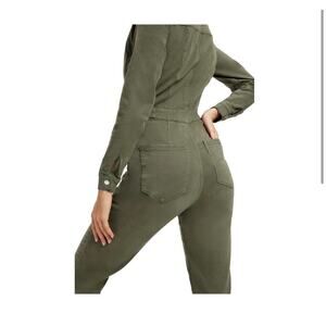 Good American Fit For Success Long Sleeve Jumpsuit